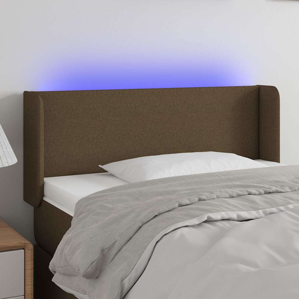 Sengegavl Med LED-lys Stof - Variant 3122933