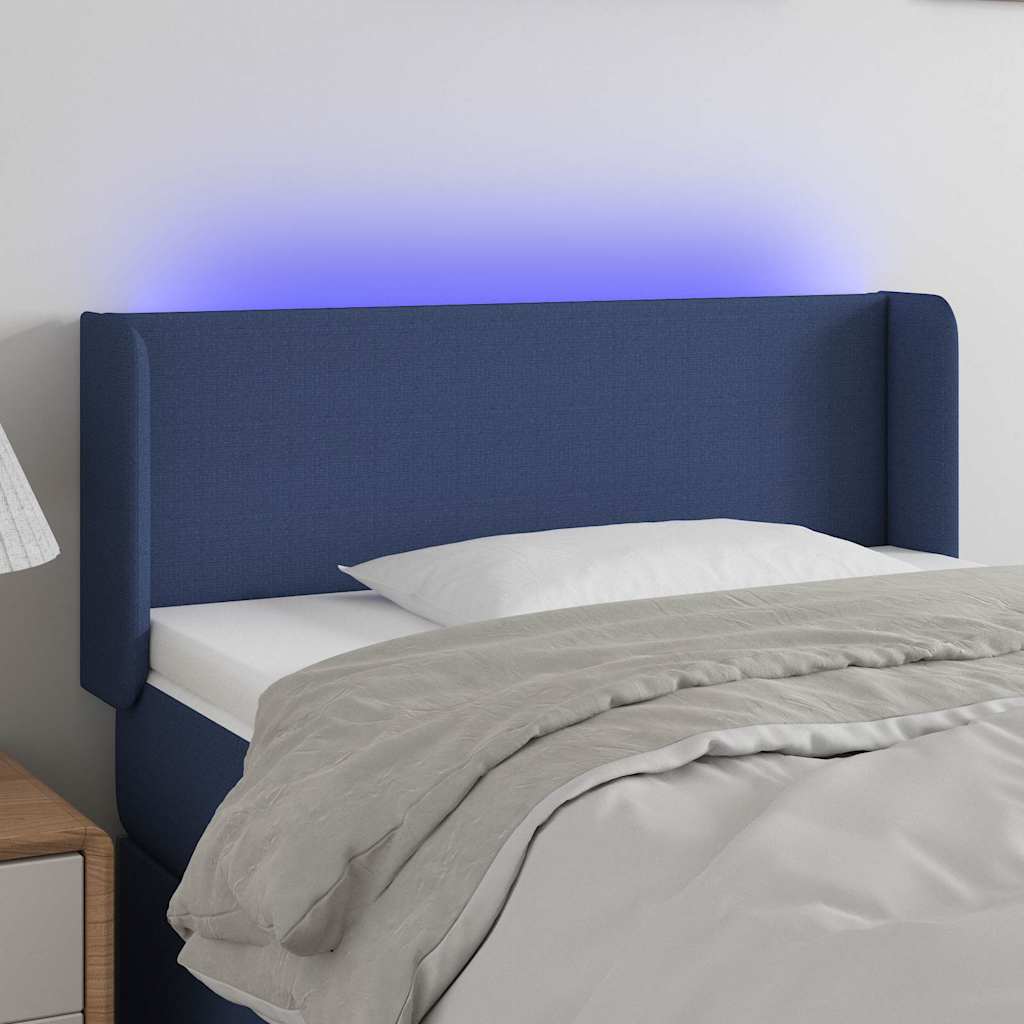 Sengegavl Med LED-lys Stof - Variant 3122944