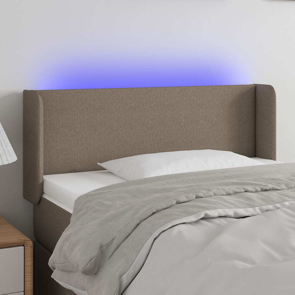 Sengegavl Med LED-lys Stof - Variant 3122950