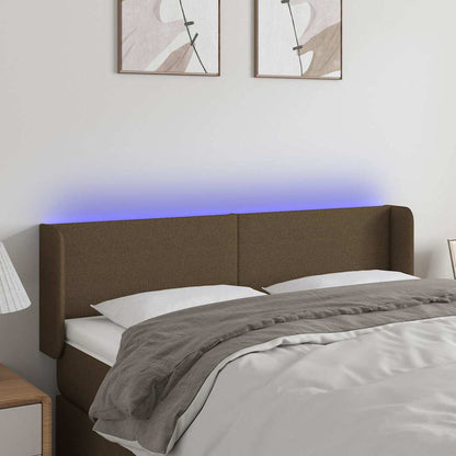 Sengegavl Med LED-lys Stof - Variant 3122957