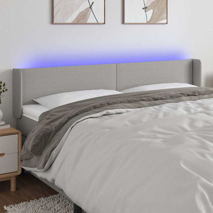 Sengegavl Med LED-lys Stof - Variant 3122962