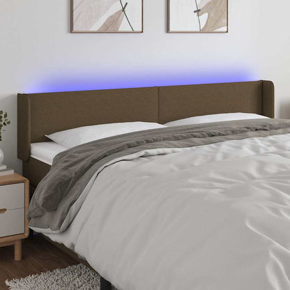 Sengegavl Med LED-lys Stof - Variant 3122973
