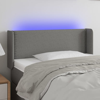 Sengegavl Med LED-lys Stof - Variant 3123079