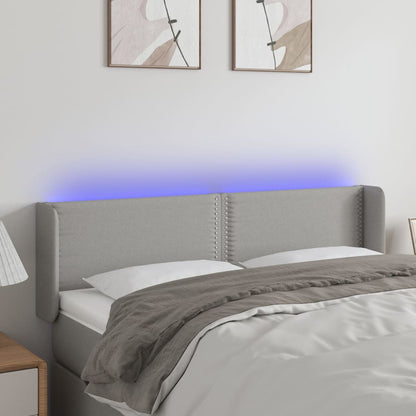 Sengegavl Med LED-lys Stof - Variant 3123094