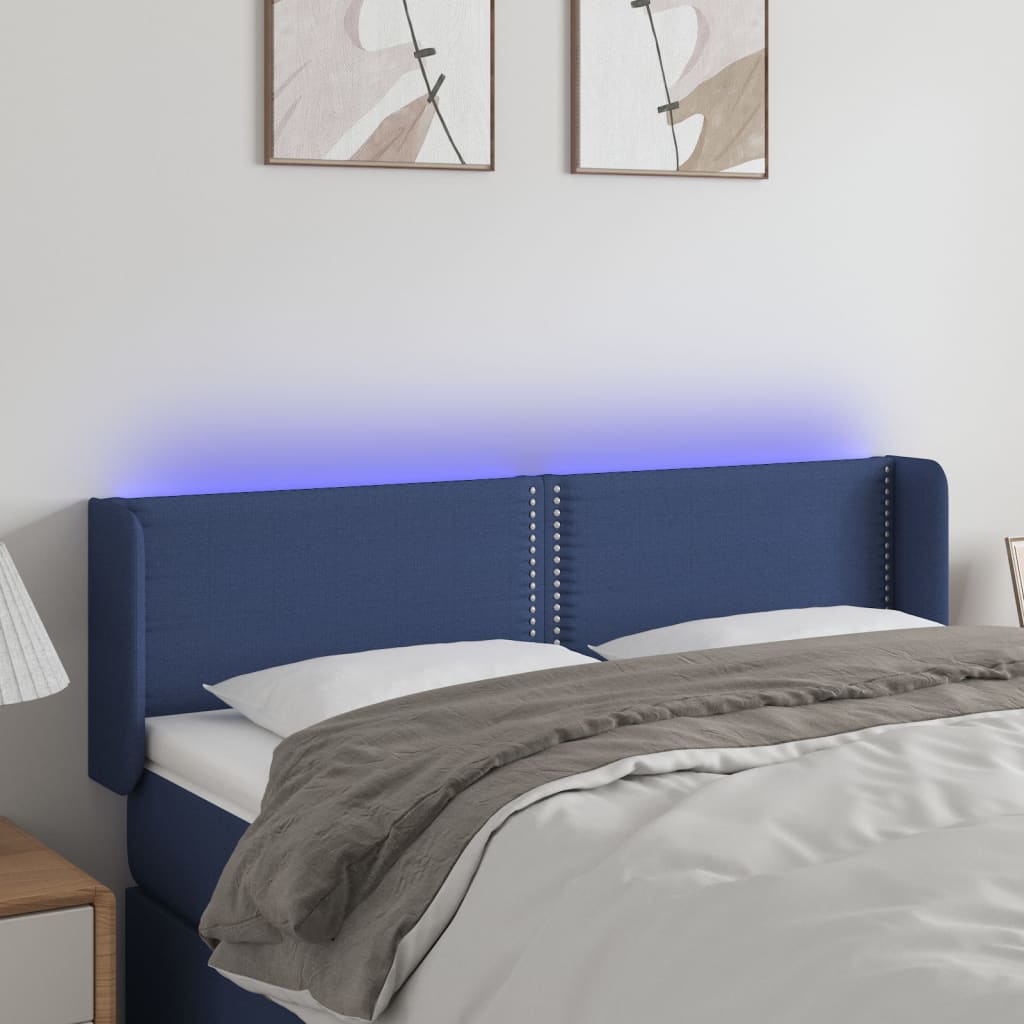 Sengegavl Med LED-lys Stof - Variant 3123100