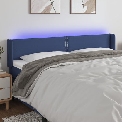 Sengegavl Med LED-lys Stof - Variant 3123116