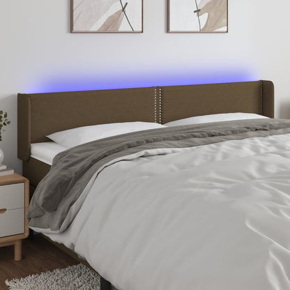 Sengegavl Med LED-lys Stof - Variant 3123121