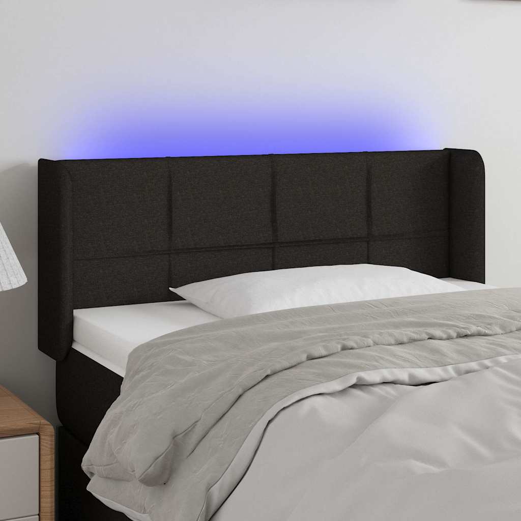 Sengegavl Med LED-lys Stof - Variant 3123220