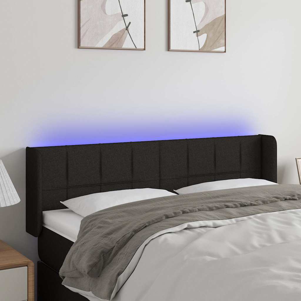 Sengegavl Med LED-lys Stof - Variant 3123236