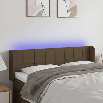 Sengegavl Med LED-lys Stof - Variant 3123237