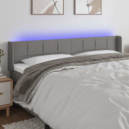 Sengegavl Med LED-lys Stof - Variant 3123243
