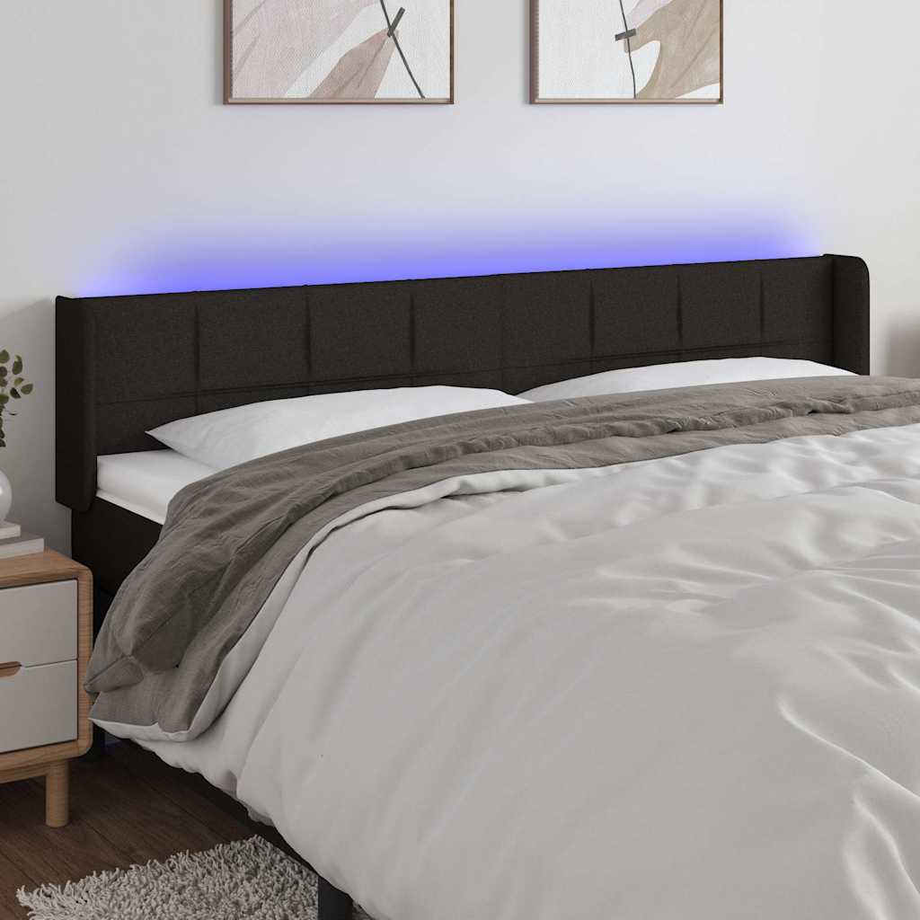 Sengegavl Med LED-lys Stof - Variant 3123260