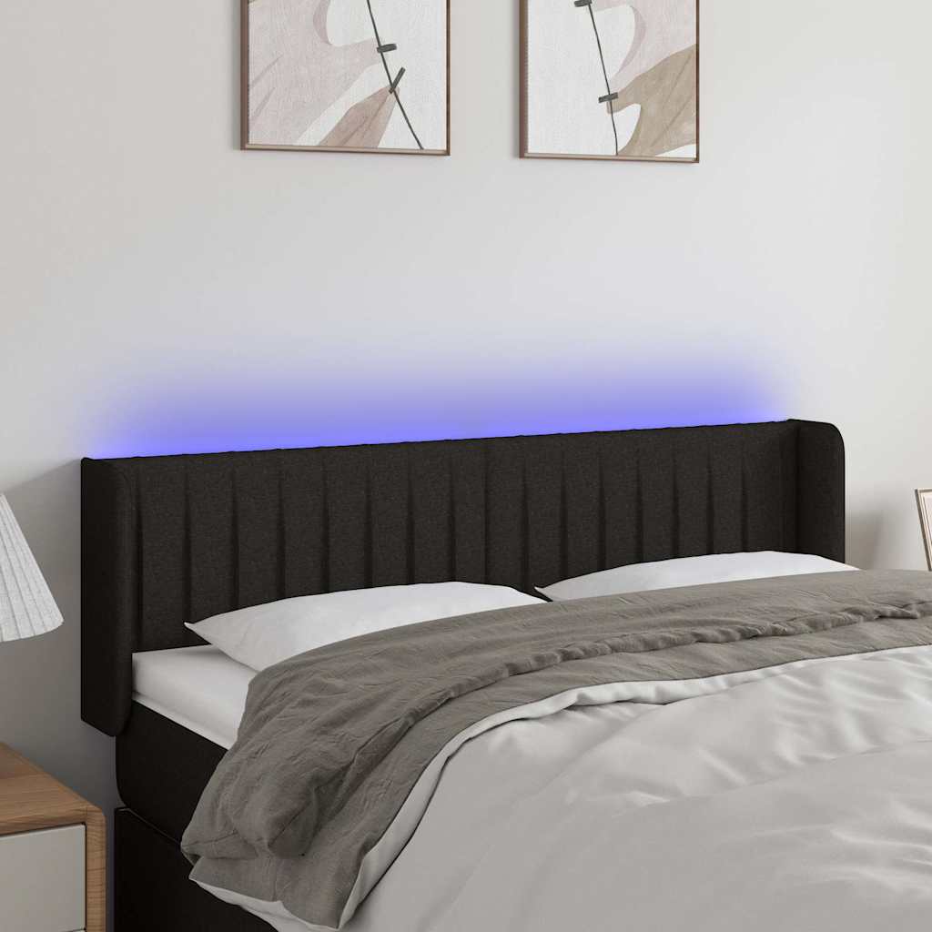 Sengegavl Med LED-lys Stof - Variant 3123474