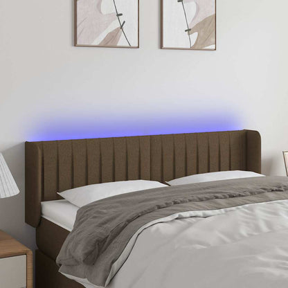 Sengegavl Med LED-lys Stof - Variant 3123475