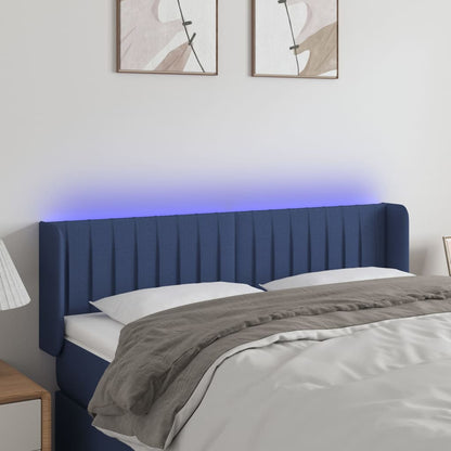 Sengegavl Med LED-lys Stof - Variant 3123478