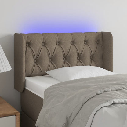 Sengegavl Med LED-lys Stof - Variant 3123550