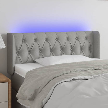 Sengegavl Med LED-lys Stof - Variant 3123554