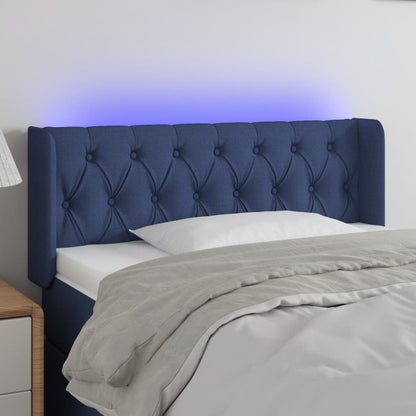 Sengegavl Med LED-lys Stof - Variant 3123560