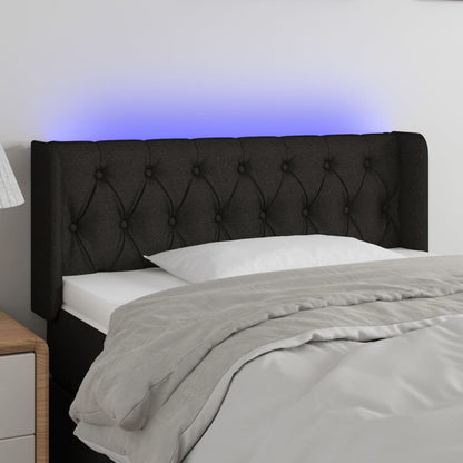 Sengegavl Med LED-lys Stof - Variant 3123564