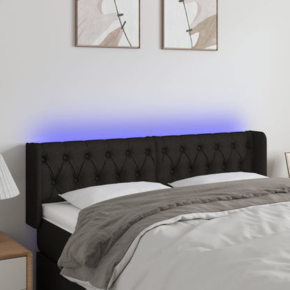 Sengegavl Med LED-lys Stof - Variant 3123580