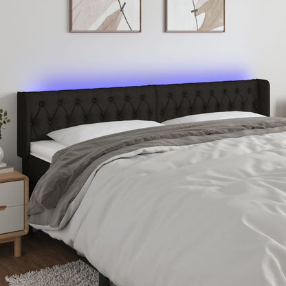 Sengegavl Med LED-lys Stof - Variant 3123596