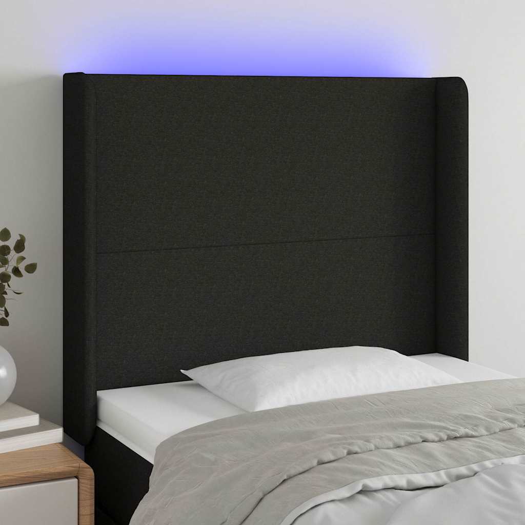 Sengegavl Med LED-lys Stof - Variant 3123752