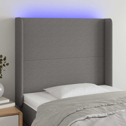 Sengegavl Med LED-lys Stof - Variant 3123760