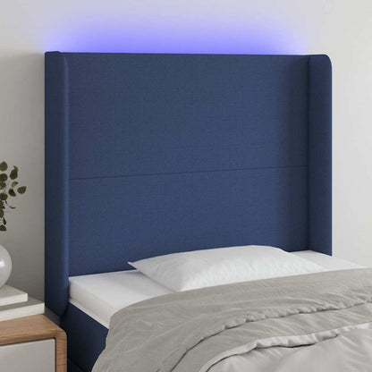 Sengegavl Med LED-lys Stof - Variant 3123764