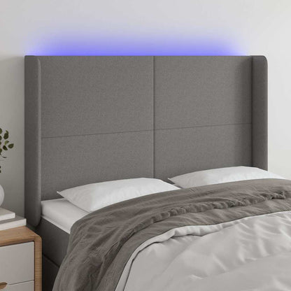 Sengegavl Med LED-lys Stof - Variant 3123767