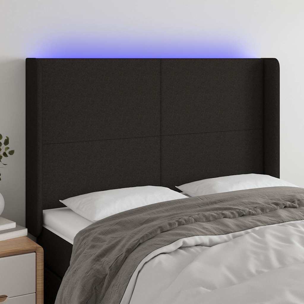 Sengegavl Med LED-lys Stof - Variant 3123768
