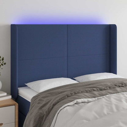 Sengegavl Med LED-lys Stof - Variant 3123772