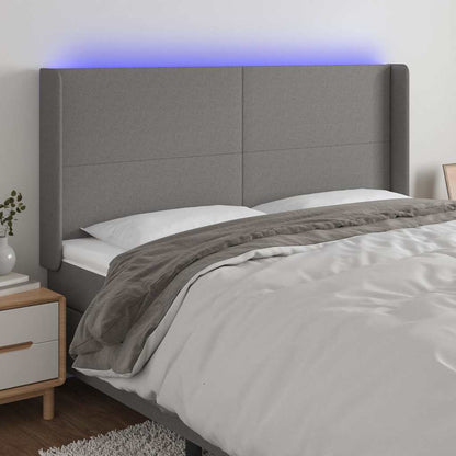Sengegavl Med LED-lys Stof - Variant 3123783