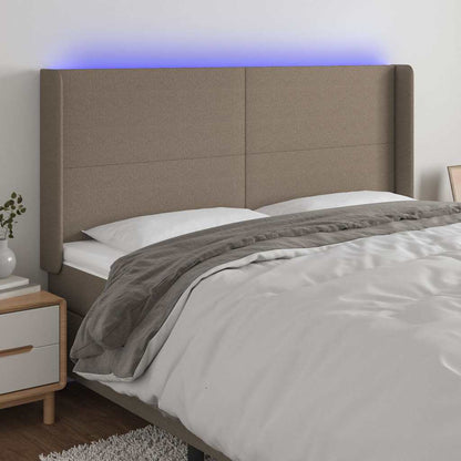 Sengegavl Med LED-lys Stof - Variant 3123794