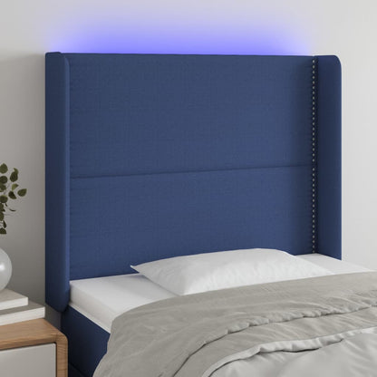 Sengegavl Med LED-lys Stof - Variant 3123896