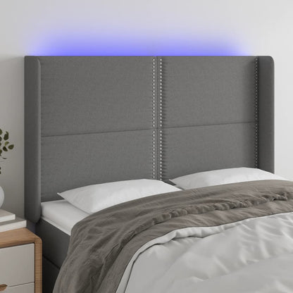 Sengegavl Med LED-lys Stof - Variant 3123907