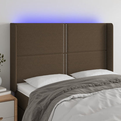 Sengegavl Med LED-lys Stof - Variant 3123909