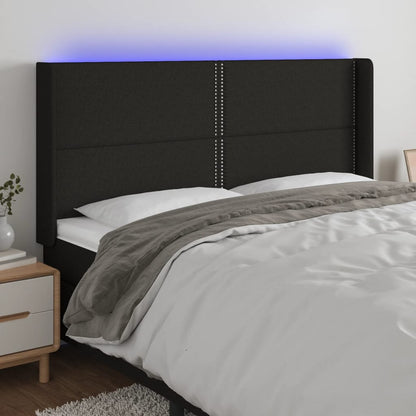 Sengegavl Med LED-lys Stof - Variant 3123924