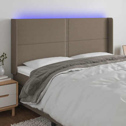 Sengegavl Med LED-lys Stof - Variant 3123926