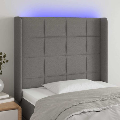 Sengegavl Med LED-lys Stof - Variant 3124023