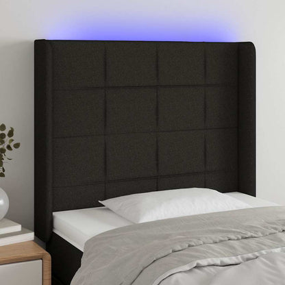 Sengegavl Med LED-lys Stof - Variant 3124024