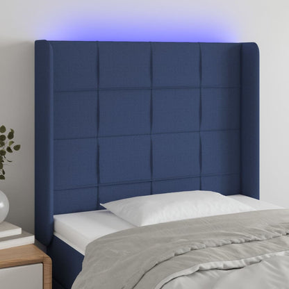 Sengegavl Med LED-lys Stof - Variant 3124044