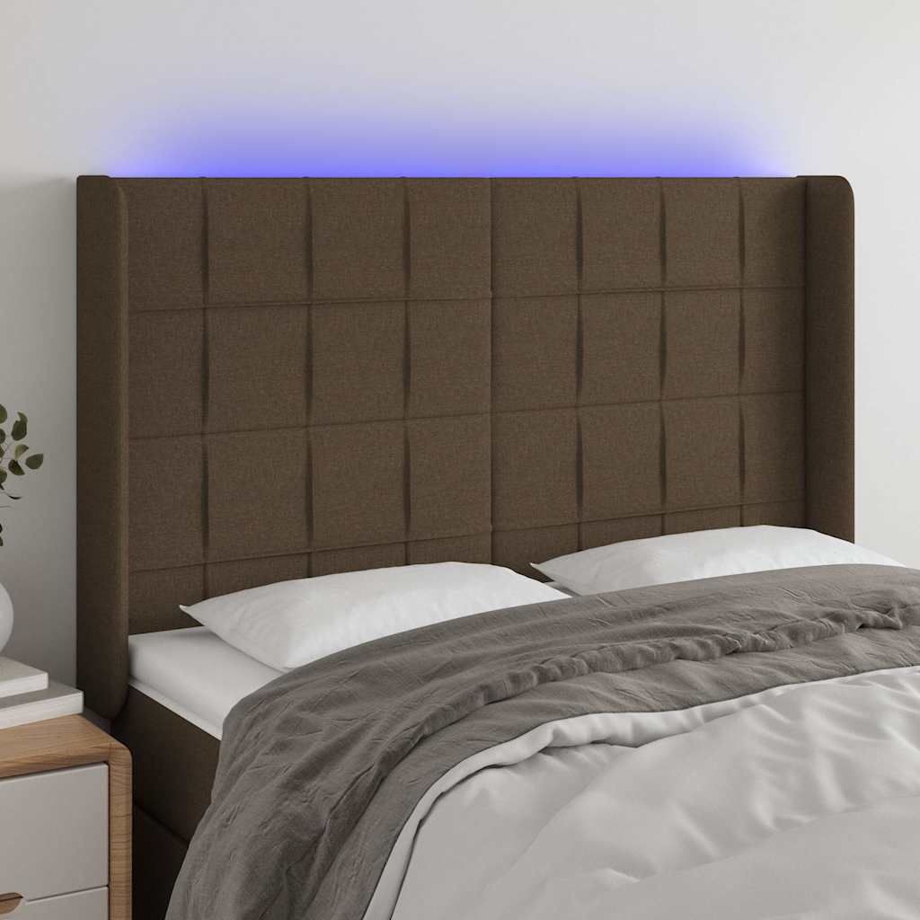 Sengegavl Med LED-lys Stof - Variant 3124049