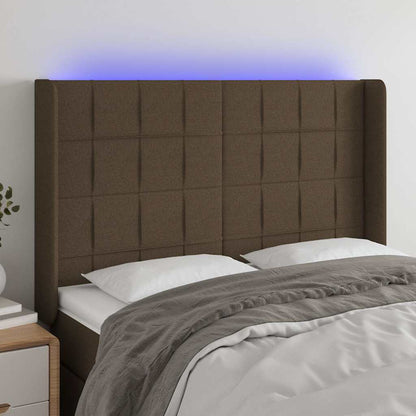 Sengegavl Med LED-lys Stof - Variant 3124049
