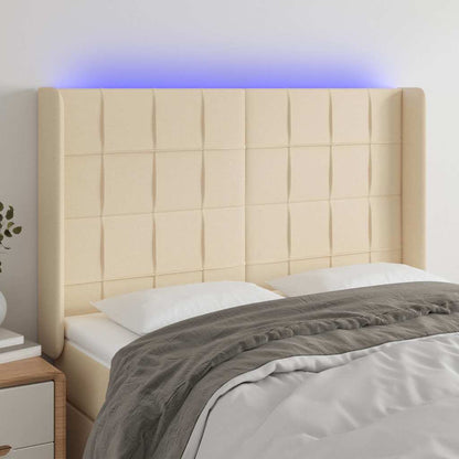 Sengegavl Med LED-lys Stof - Variant 3124051