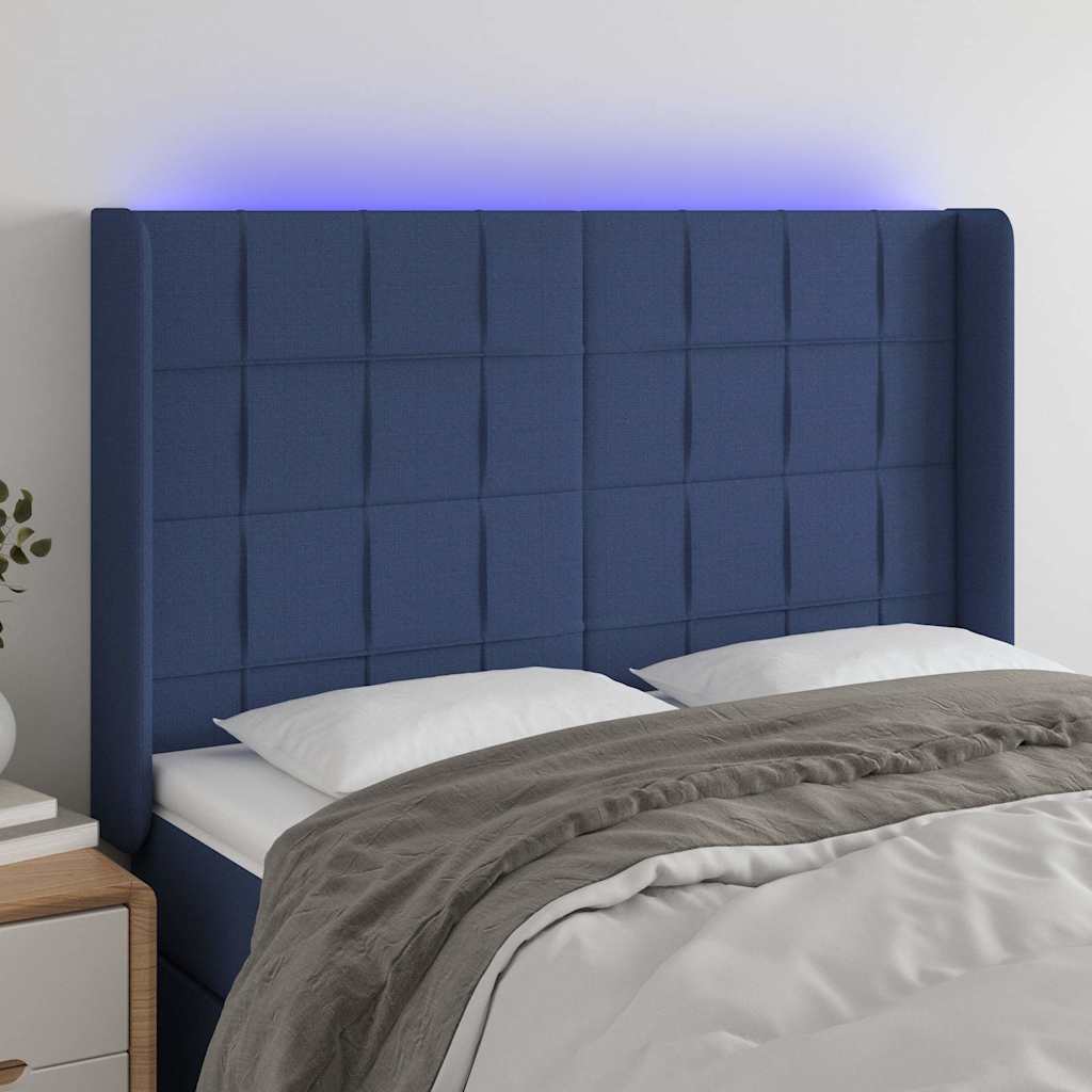 Sengegavl Med LED-lys Stof - Variant 3124052