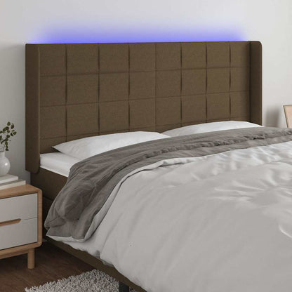Sengegavl Med LED-lys Stof - Variant 3124065