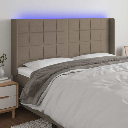 Sengegavl Med LED-lys Stof - Variant 3124066