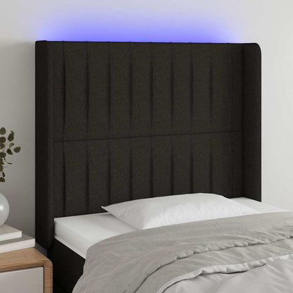 Sengegavl Med LED-lys Stof - Variant 3124262