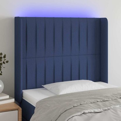 Sengegavl Med LED-lys Stof - Variant 3124282