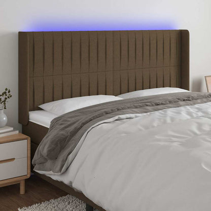 Sengegavl Med LED-lys Stof - Variant 3124311